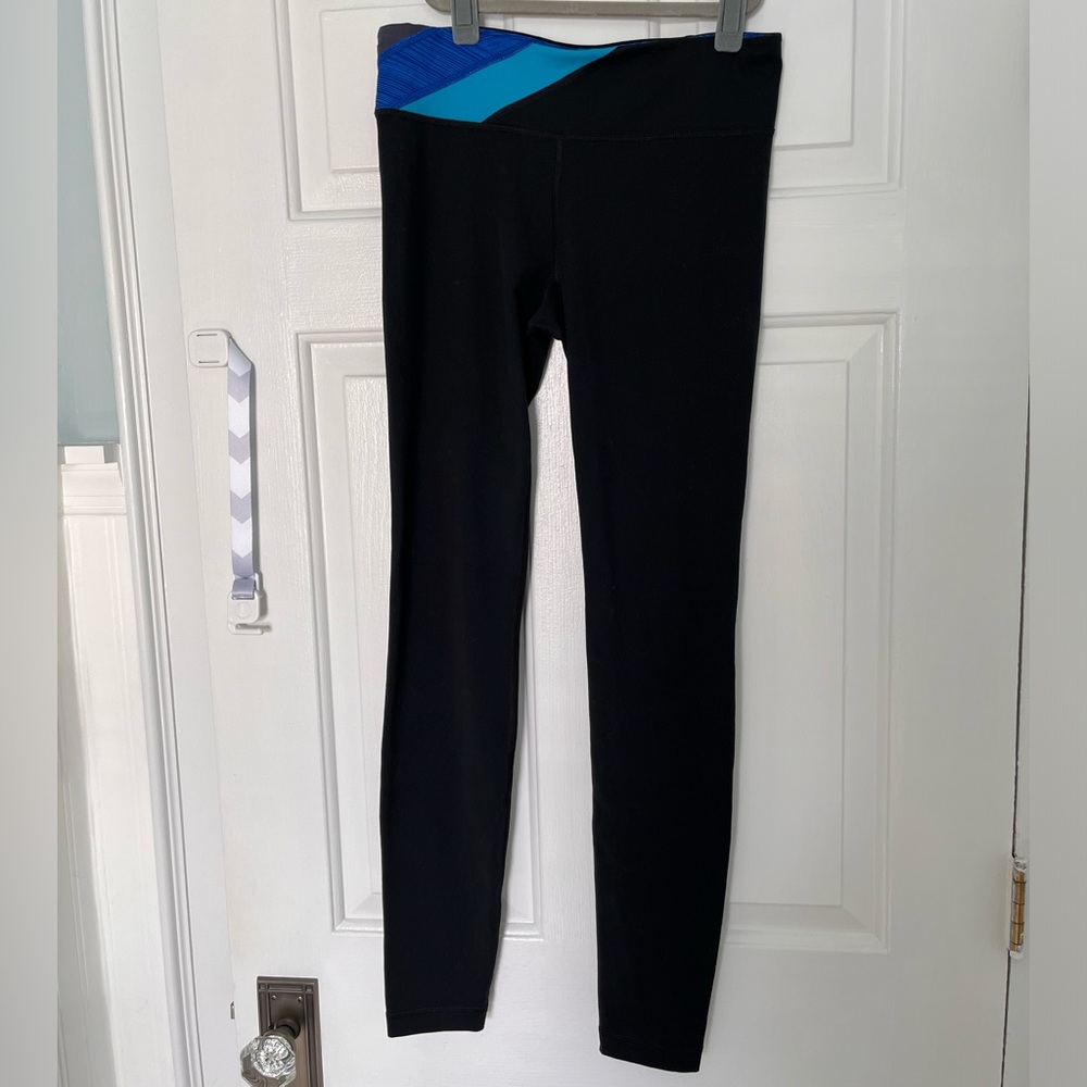 Under Armour AllseasonGear Running Leggings - blue/black - Small